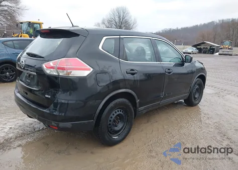 2016 Nissan Rogue S/Sl/Sv из США, поврежденный, VIN KNMAT2MV4GP665983